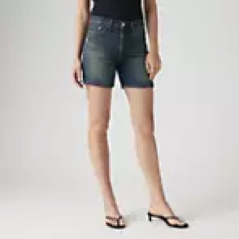 Levi's 501 Button Dark Blue Jean Shorts! 29 Brand new! 🌺 - Picture 3 of 10